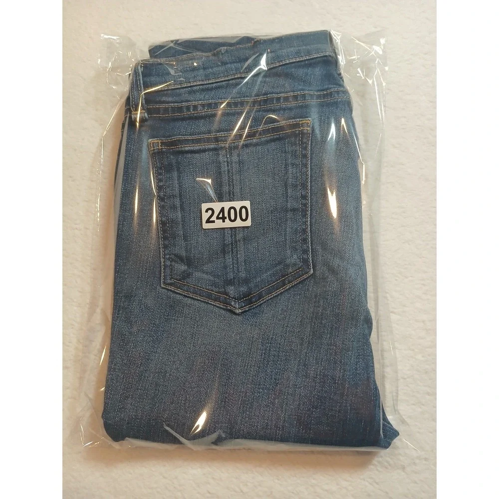 Rag & Bone‎ Skinny Jeans Womens Size 29 Blue Zip Fly USA Distressed Pants